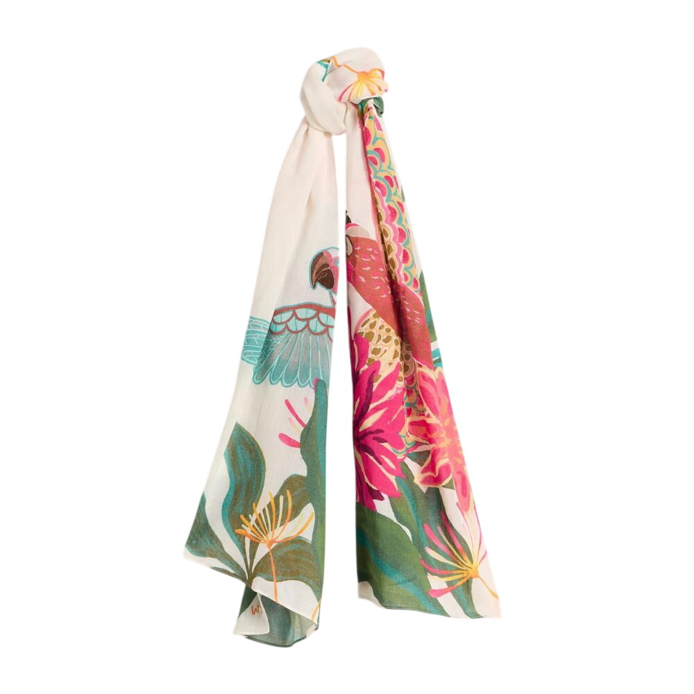 White Stuff Lily Print Scarf